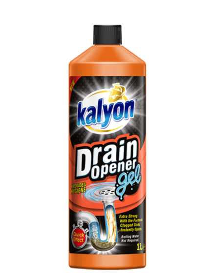 KALYON СРЕДСТВО ДЛЯ УДАЛЕНИЯ ЗАСОРОВ В ТРУБАХ 1000 МЛ x 12