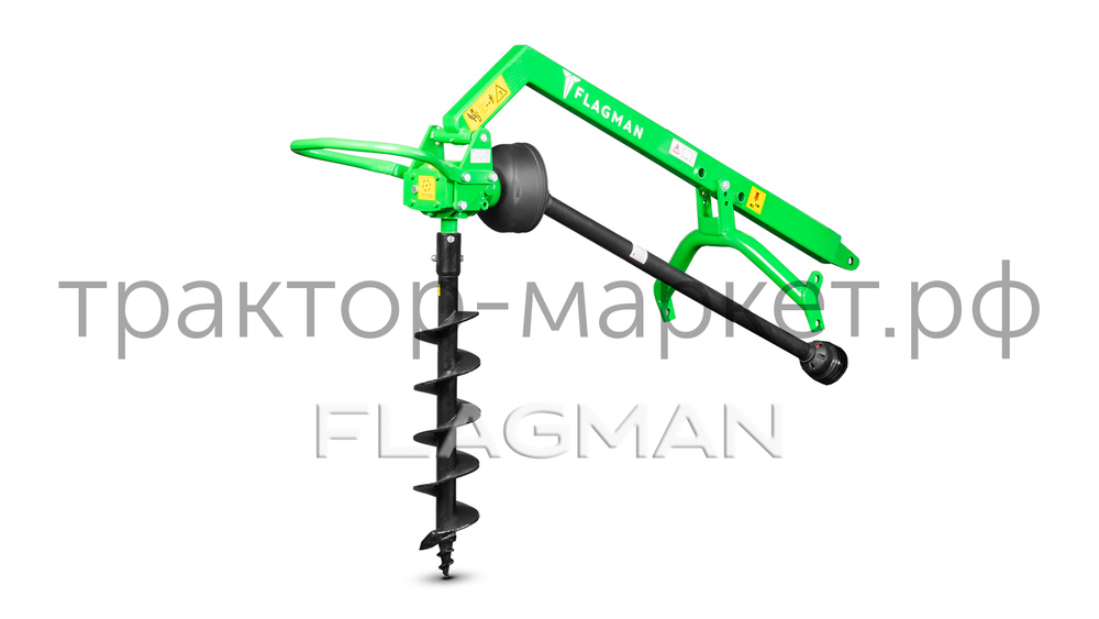 Земляной бур Flagman | Флагман M3A3 20/50 + (кардан 120см/6х6/усиленный/со шпонкой)