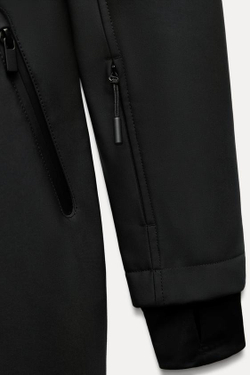 ZARA ВЕТРОЗАЩИТНЫЙ И ВОДОНЕПРОНИЦАЕМЫЙ КОМБИНЕЗОН RECCO®, ЧЕРНЫЙ