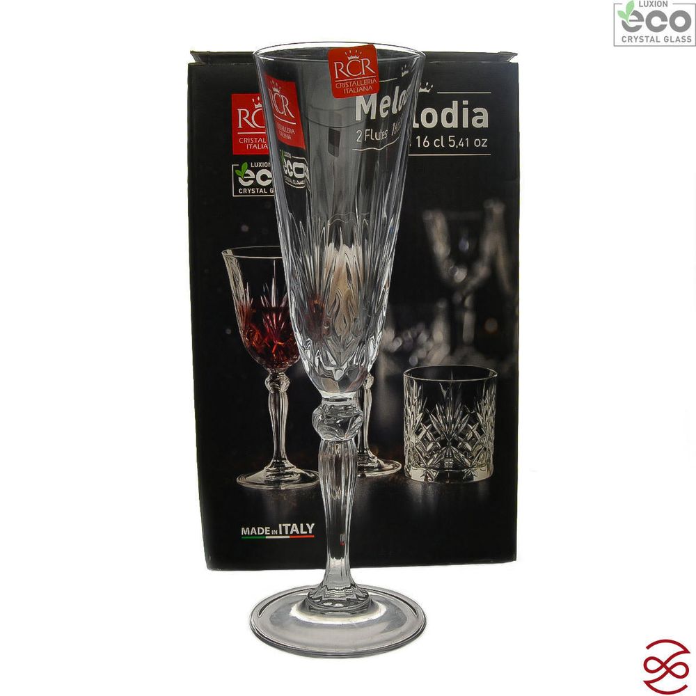 Набор бокалов для шампанского RCR Melodia 160 мл (2 шт)