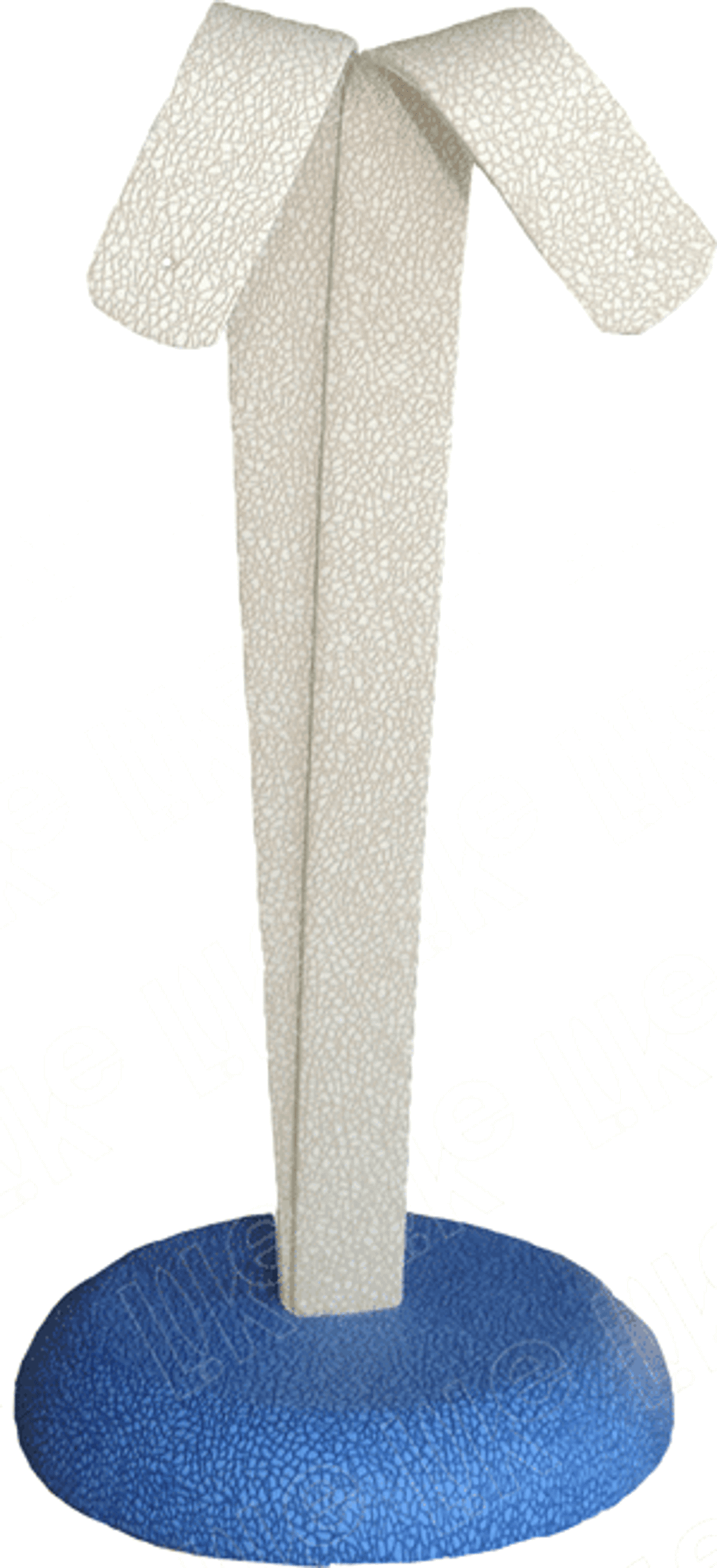 Подставка для серег/ушки/2 отверстия/круглое основание/Н-140 мм.