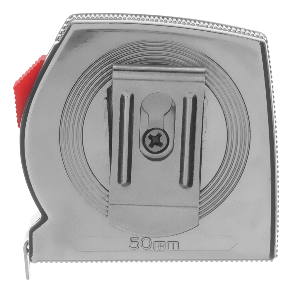 Рулетка Chrom, 2 м x 13 мм, хромированный корпус MTX