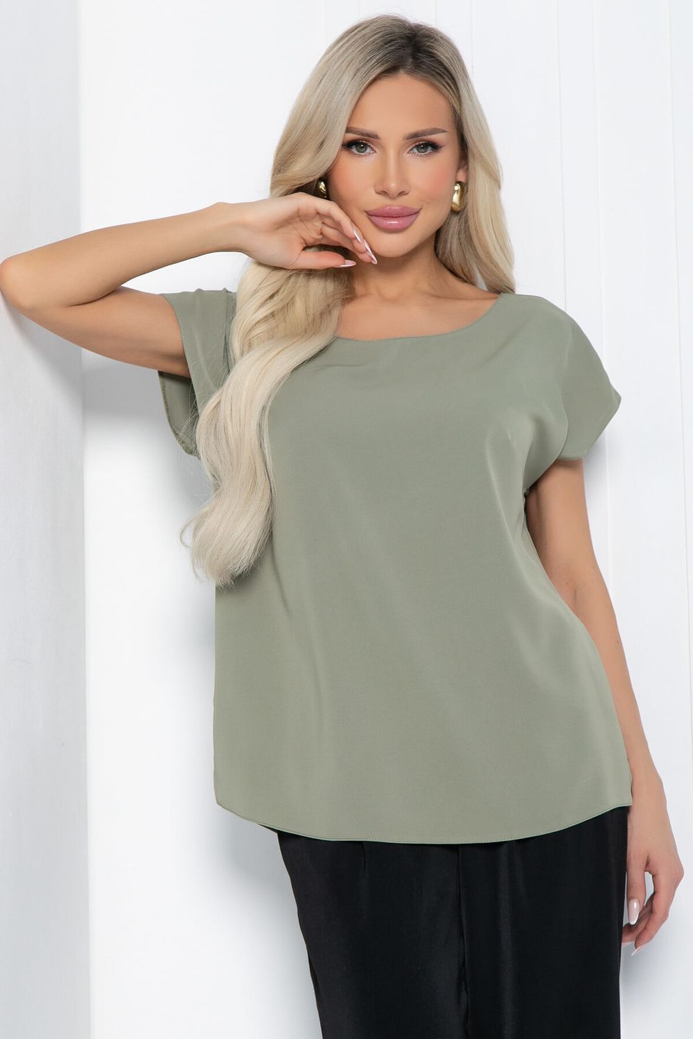 Блуза Юла (хаки) Б12443-8 LT Collection