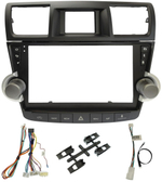 Магнитола для Toyota Highlander 2 U40 2007-2013 (рамка 10" с крутилками и кнопками) - Teyes SPRO+ на Android 10, ТОП процессор, 4Гб+64Гб, 4G SIM-слот