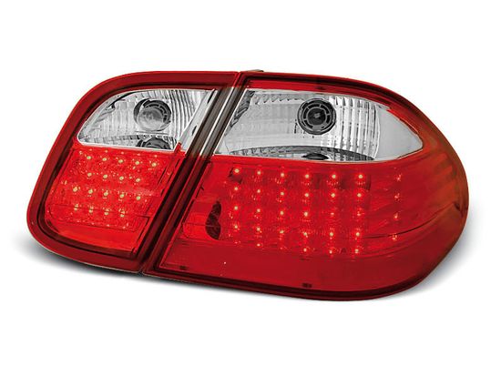 Задние фонари red white led для Mercedes CLK W208