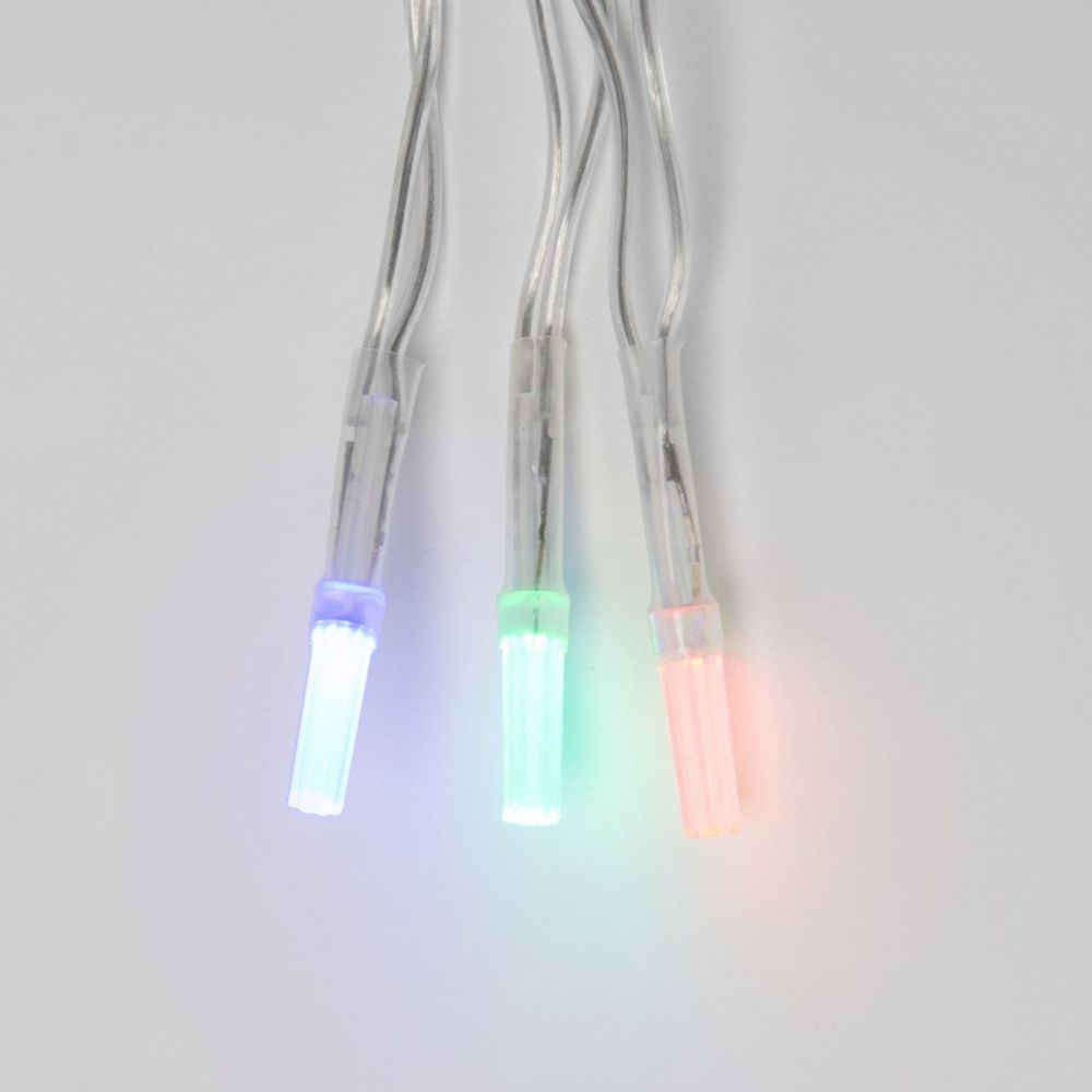 ULD-S0500-100-DTA MULTI IP20 CRYSTAL Гирлянда светодиодная. 5м. 100 светодиодов. Разноцветный свет. Провод прозрачный. TM Uniel.