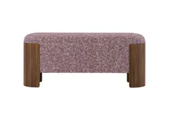 Банкетка Lagom 100 см (пыльная роза мех, орех)