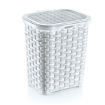 Корзина для стирального порошка плетёная 6 лт. белыйш