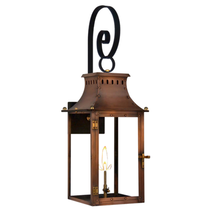 Настенный светильник Visual Comfort Market Street 21" Top Scroll Wall Lantern