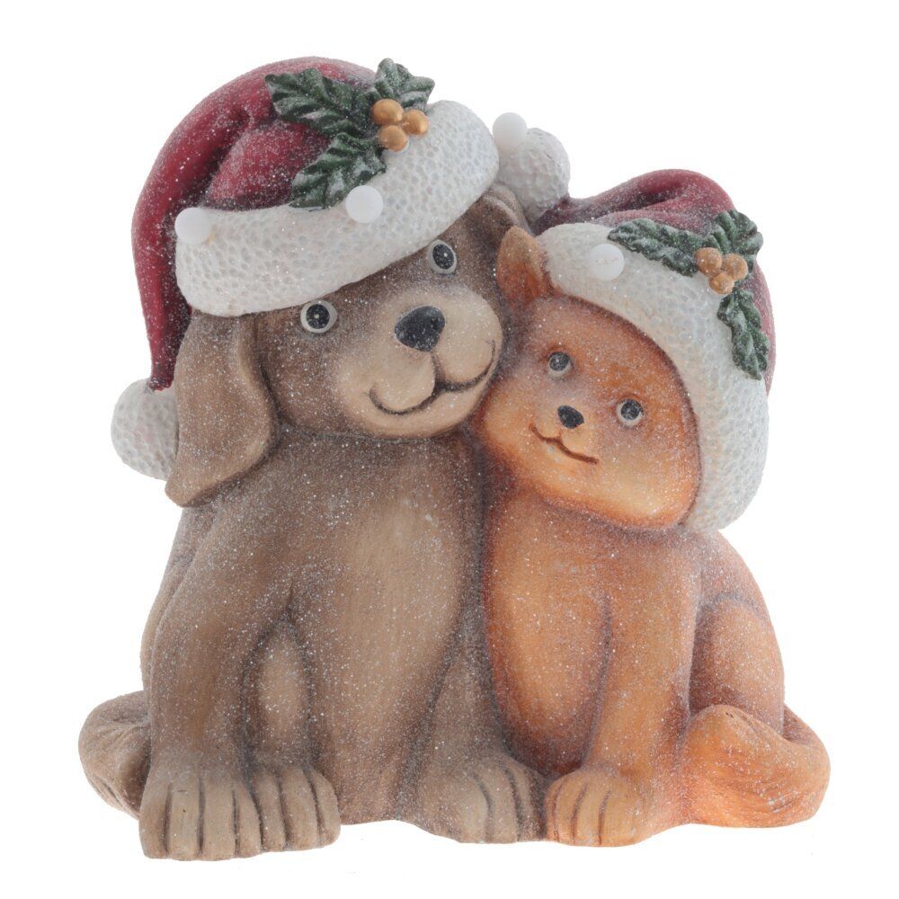 GAEM Фигурка декоративная с подсветкой "Собачки"(3хААА, н/п), L39 W23 H38.5 см