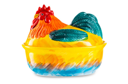 Блюдо для горячего 17х24см Edelweiss Петухи