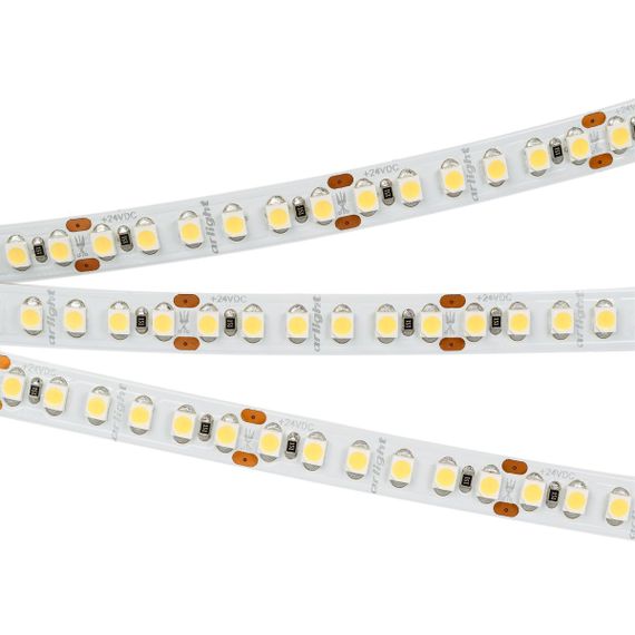 Светодиодная лента Arlight 14,4W/m 180LED/m 3528SMD теплый белый 5M RT-A180-8mm 24V Warm2700 017419(1)