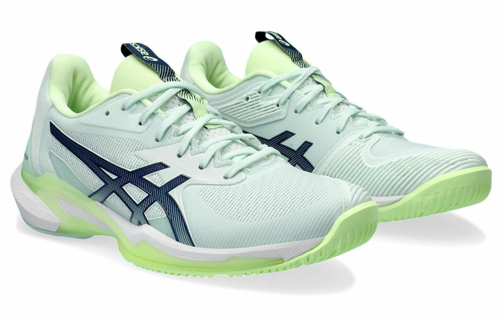 Женские Кроссовки теннисные Asics Solution Speed FF 3 - pale mint/blue expanse