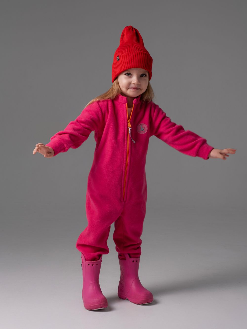 Комбинезон флис-антипиллинг (Фуксия)