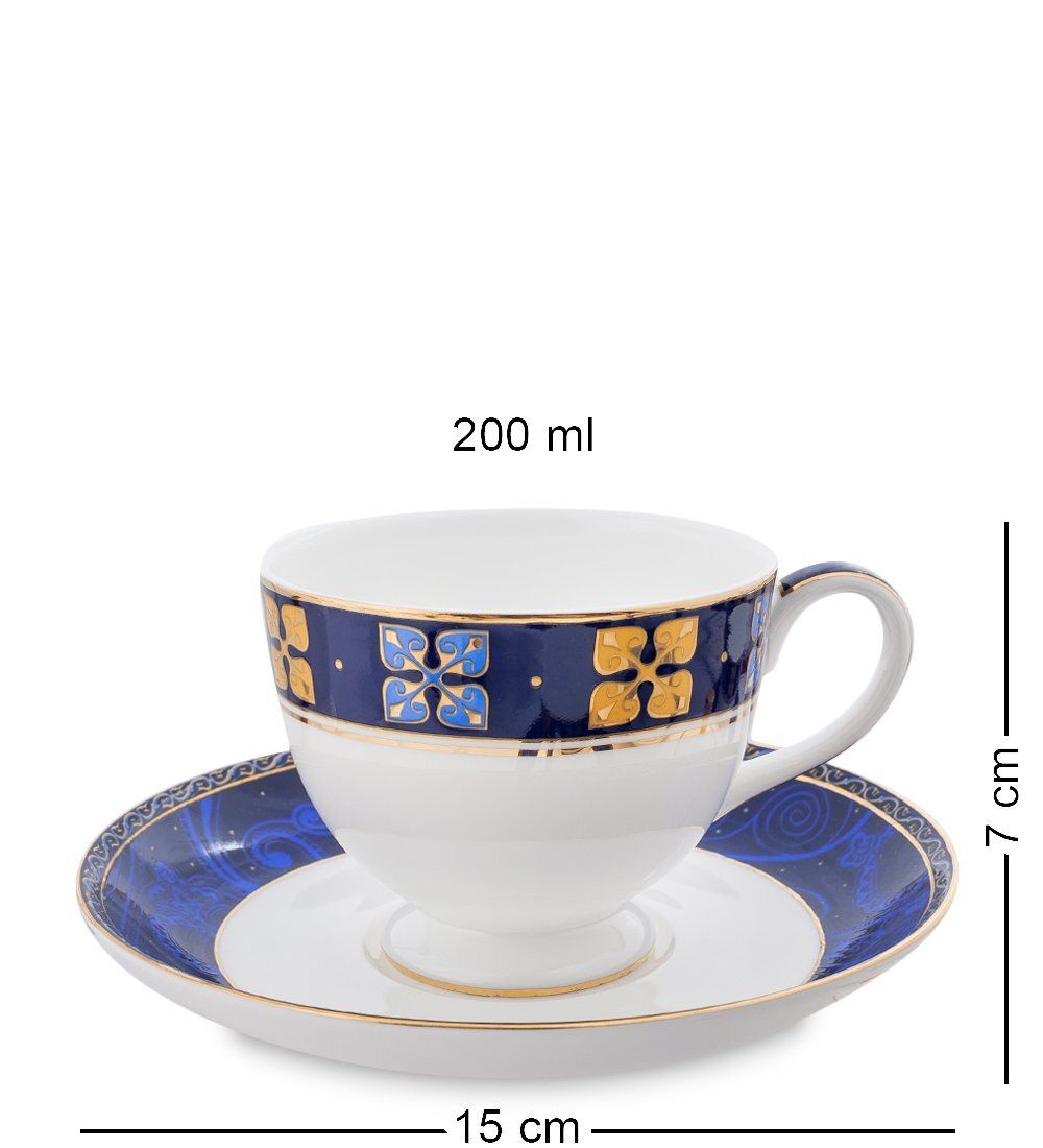 Pavone JK-199 Чайный набор на 2 перс. «Золотой Палермо» (Gold Palermo  )