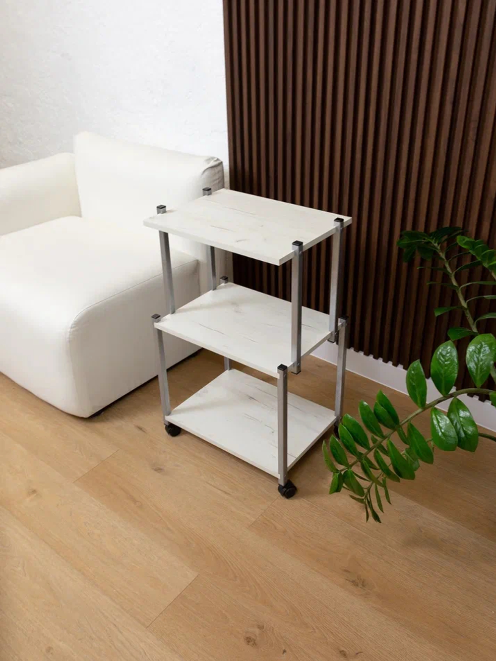 Тележка косметологическая Пирамида на колесиках