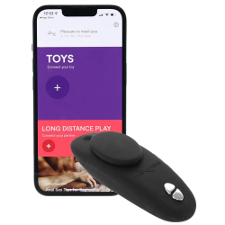 Черный вибратор в трусики We-Vibe Moxie+