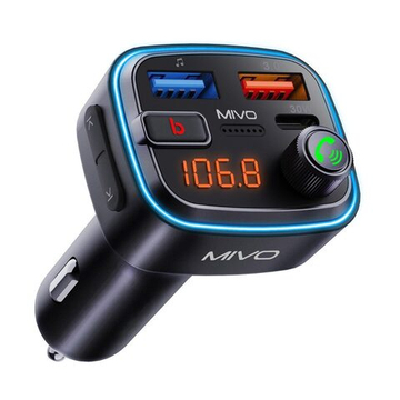 Авто FM трансмиттер MIVO MF-07 Bluetooth/QC3.0/SIRI