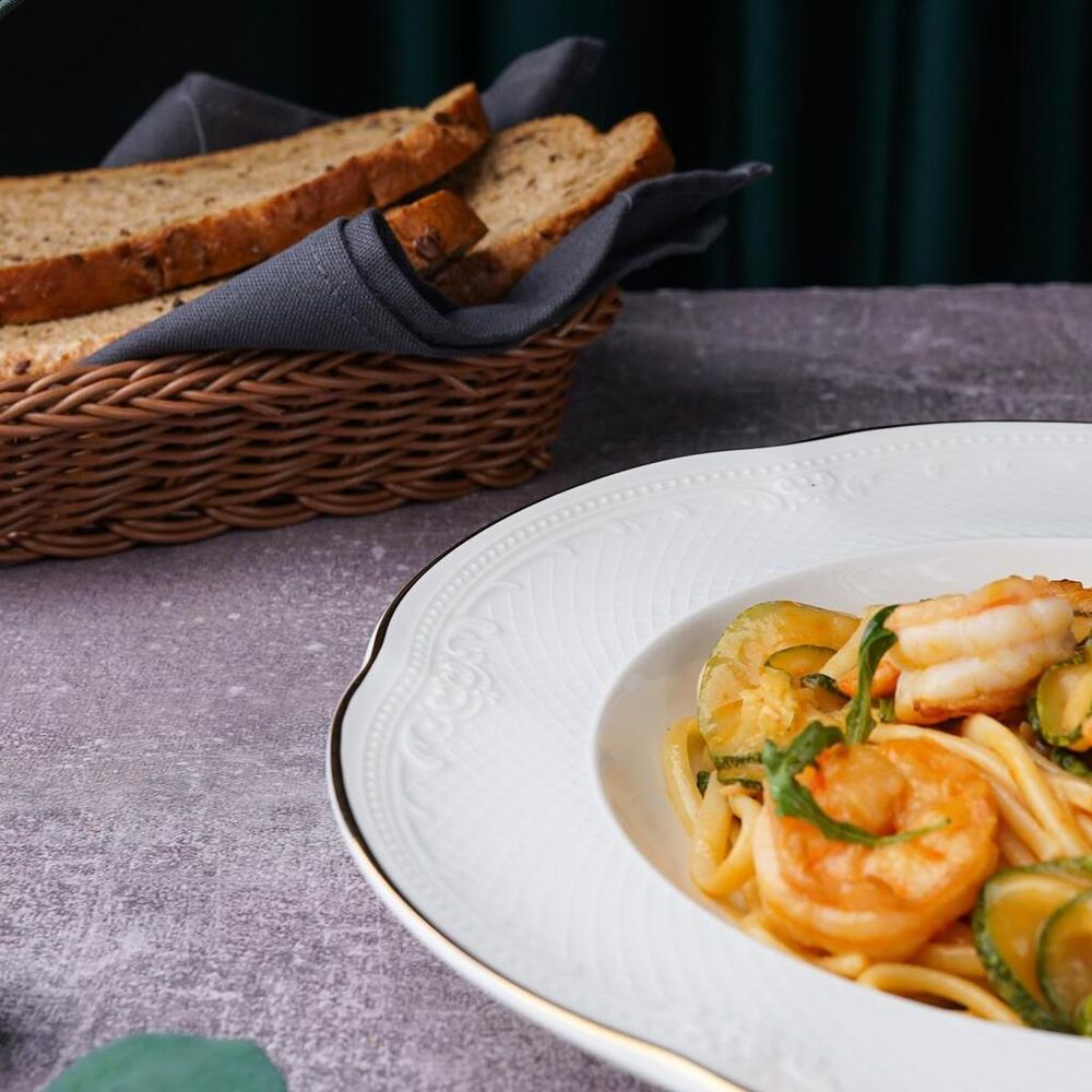 Тарелка глубокая 275 мл d 23 см h4,2 см Gold Aristocrat Noble [6]