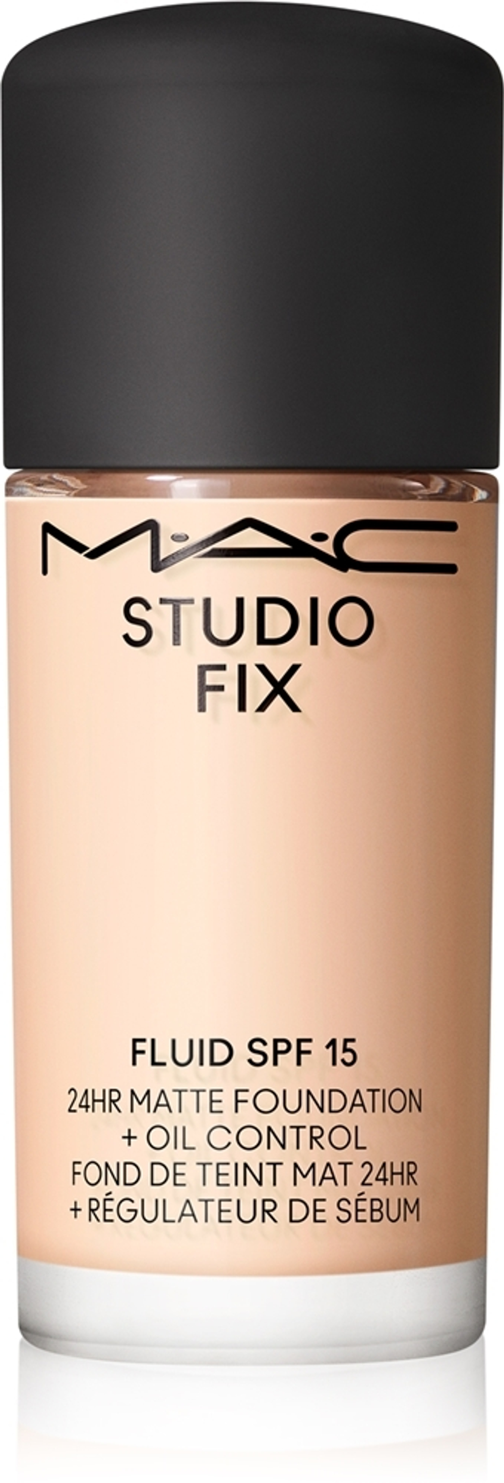 MAC Cosmetics Mini Studio Fix Fluid SPF 15 24HR Matte Foundation + Oil Control - Матирующая тональная основа SPF 15, 15 ml