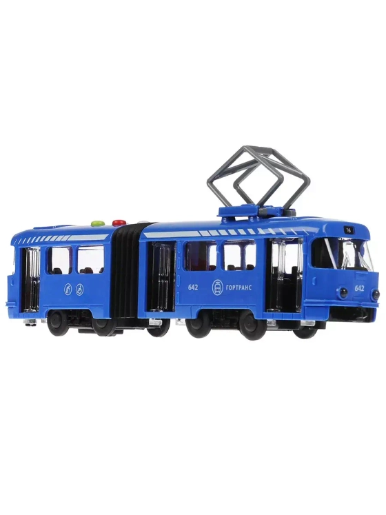 Игрушечный транспорт Трамвай звук свет 30 см