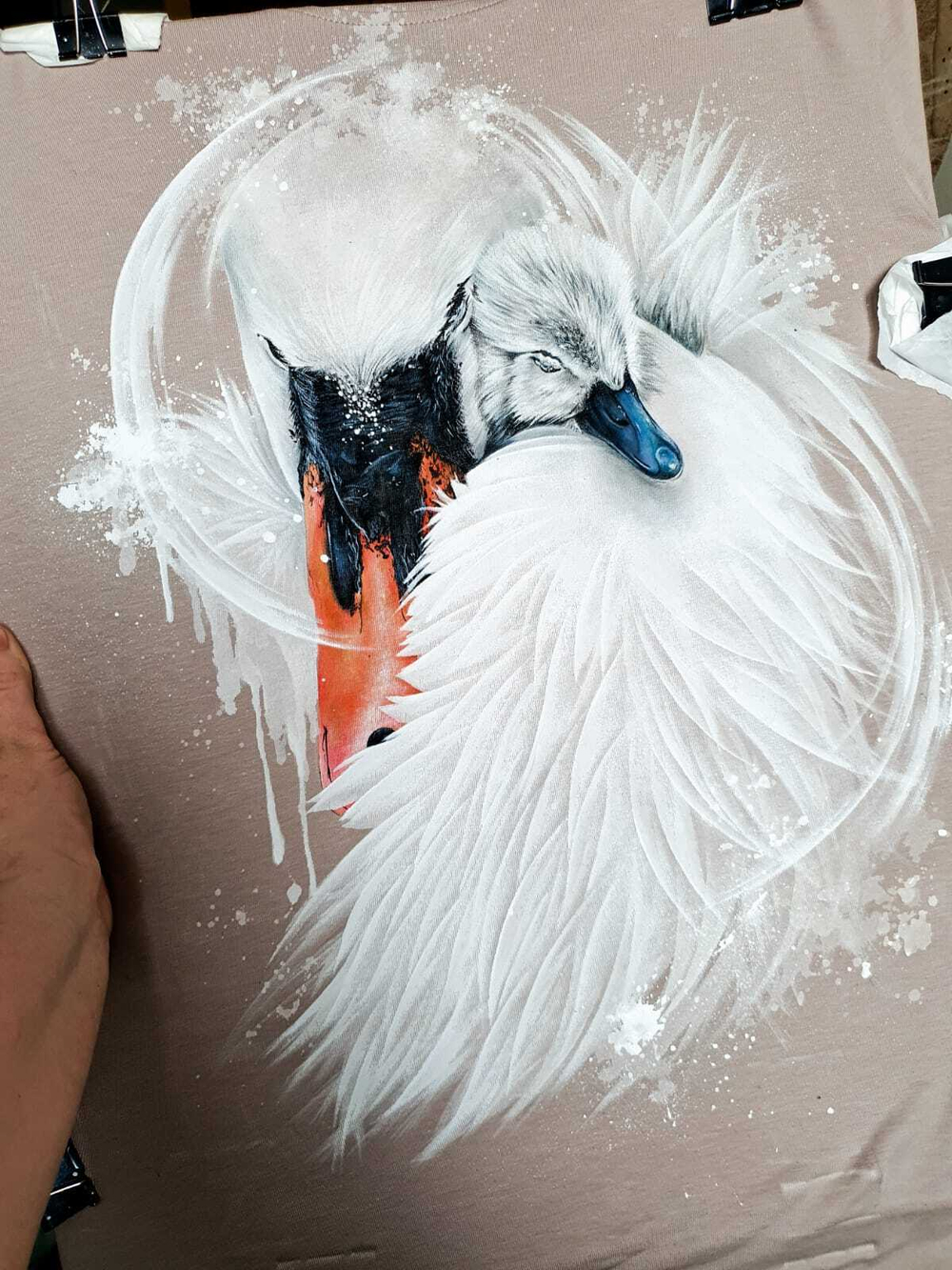 Краска по ткани и обуви, одежды акриловая "Чернильный"