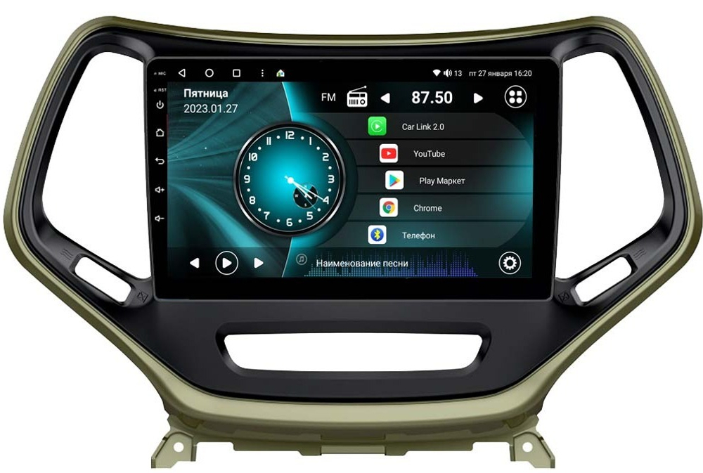 Магнитола для Jeep Cherokee 2014+ - Vaycar VA25-0608-2K на Android 13, 8-ядер, 2K QLED, ТОП процессор, CarPlay,4G SIM-слот