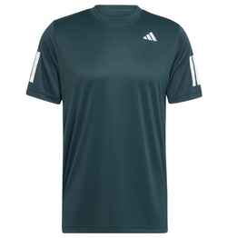 Мужская теннисная футболка Adidas Club Tennis Climacool 3-Stripes - aurora ivy