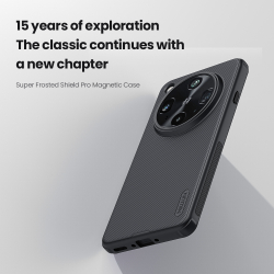 Чехол противоударный от Nillkin c поддержкой MagSafe для OPPO Find X8 Ultra, серия Super Frosted Shield Pro Magnetic Case