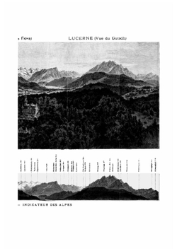 Люцэрн, озеро четырех кантонов и большия экскурсии по Швейцарии: путеводитель, изданный оффициальным справочным бюро г. Люцэрна, 1900-1901 | Федоров Д.