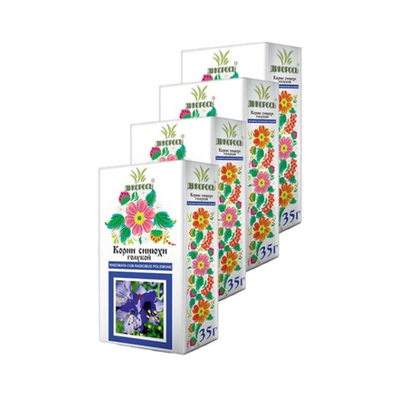 Синюхи голубой корни 35г (измельченные) х 4 упаковки