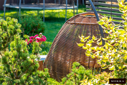 MOKKA MAJORCA подвесное кресло двухместное, цвет капучино