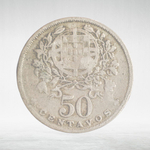 Portugal, 50 Centavos, 1928, VF