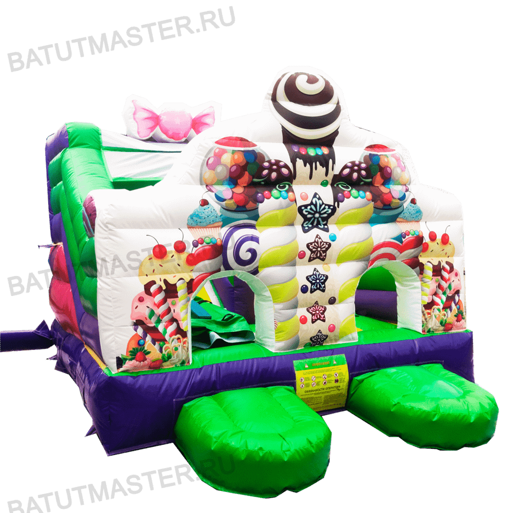 B-15157 Надувная горка "Сладкий замок 3"