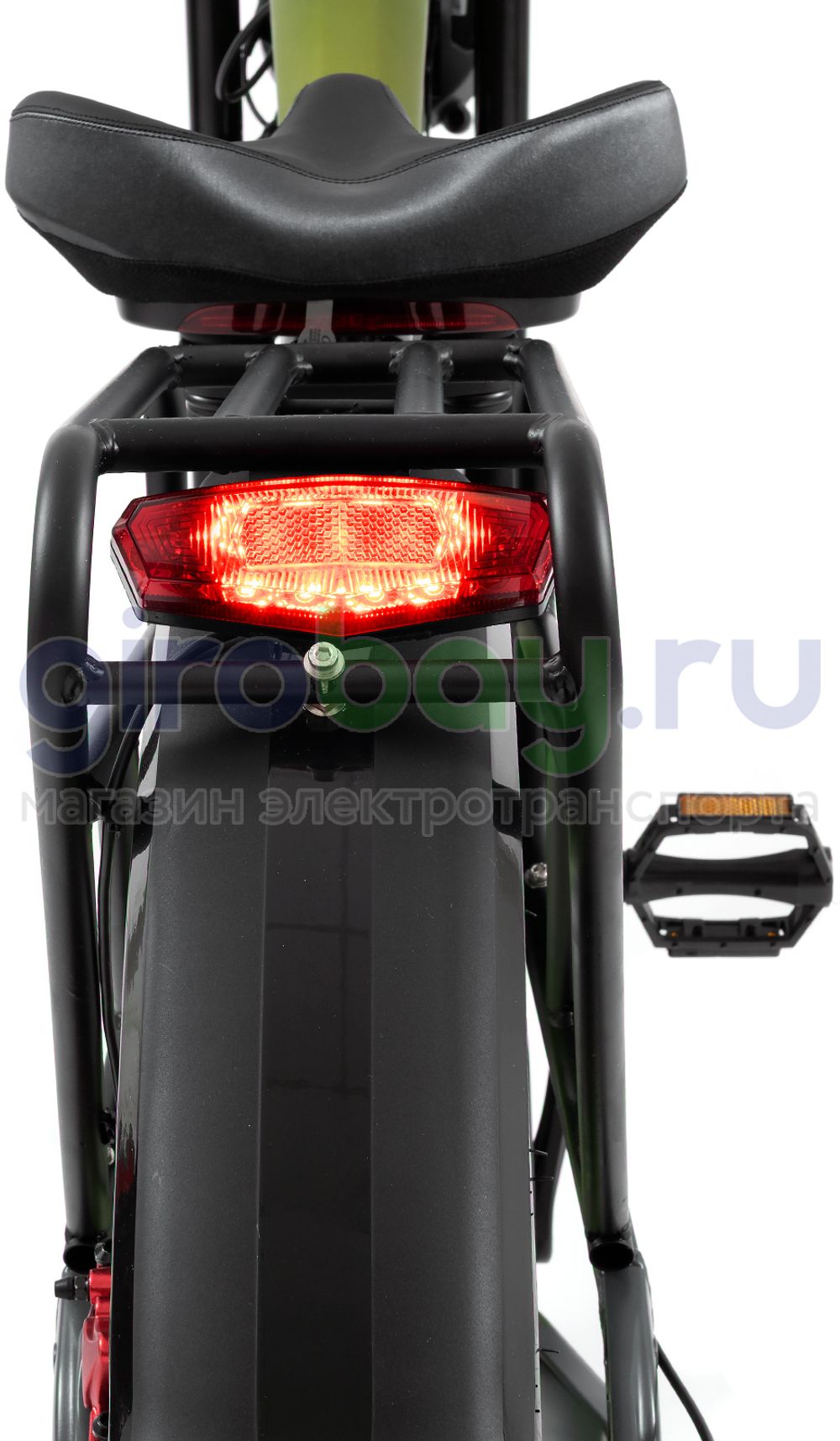 Электровелосипед Yokamura Dyna 2500W (52V/30Ah) - Military Green фото №12