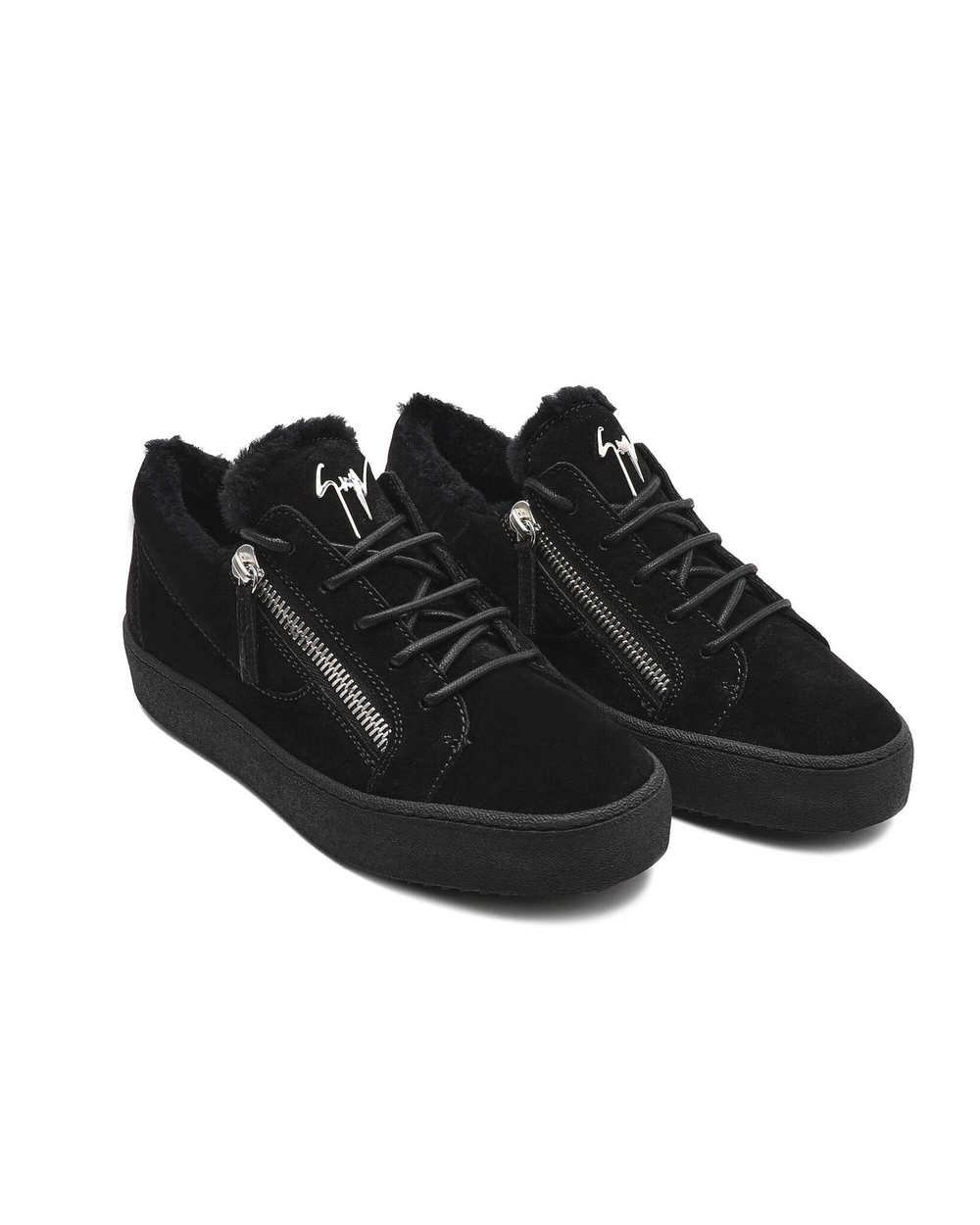 Skórzane кроссовки Giuseppe Zanotti - черный(RU00018)