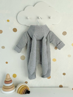 Комбинезон с ушками Gray melange (без утеплителя)