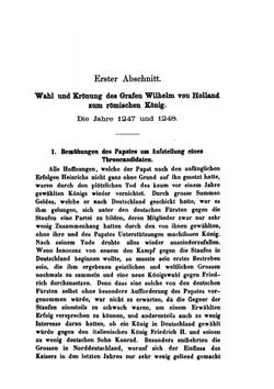 Geschichte Des Römischen Königs Wilhelm Von Holland 1247-1256 | Adolf Ulrich