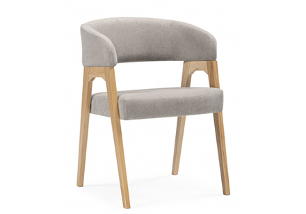 Стул деревянный Woodville Невада 1 ткань 231, светлое дерево