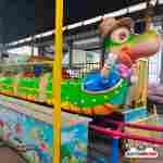 Детский аттракцион-горка «Чудо-гусеница», 5 кабин 10 мест, 16,5×8×3,5 м