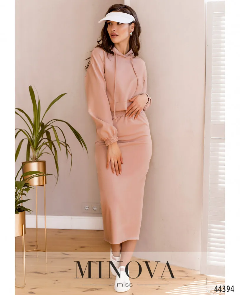 Костюм 2174-пудровый Minova