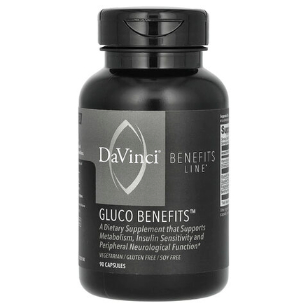 DaVinci Laboratories, Benefits Line, Gluco Benefits, 90 капсул