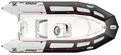 Лодка надувная ZODIAC PRO 500 TOURING ПВХ ( черно-серые баллоны, белый корпус )