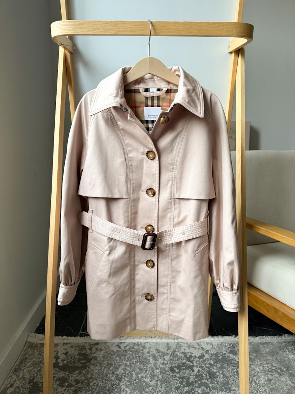 Хлопковый тренч Burberry, 128