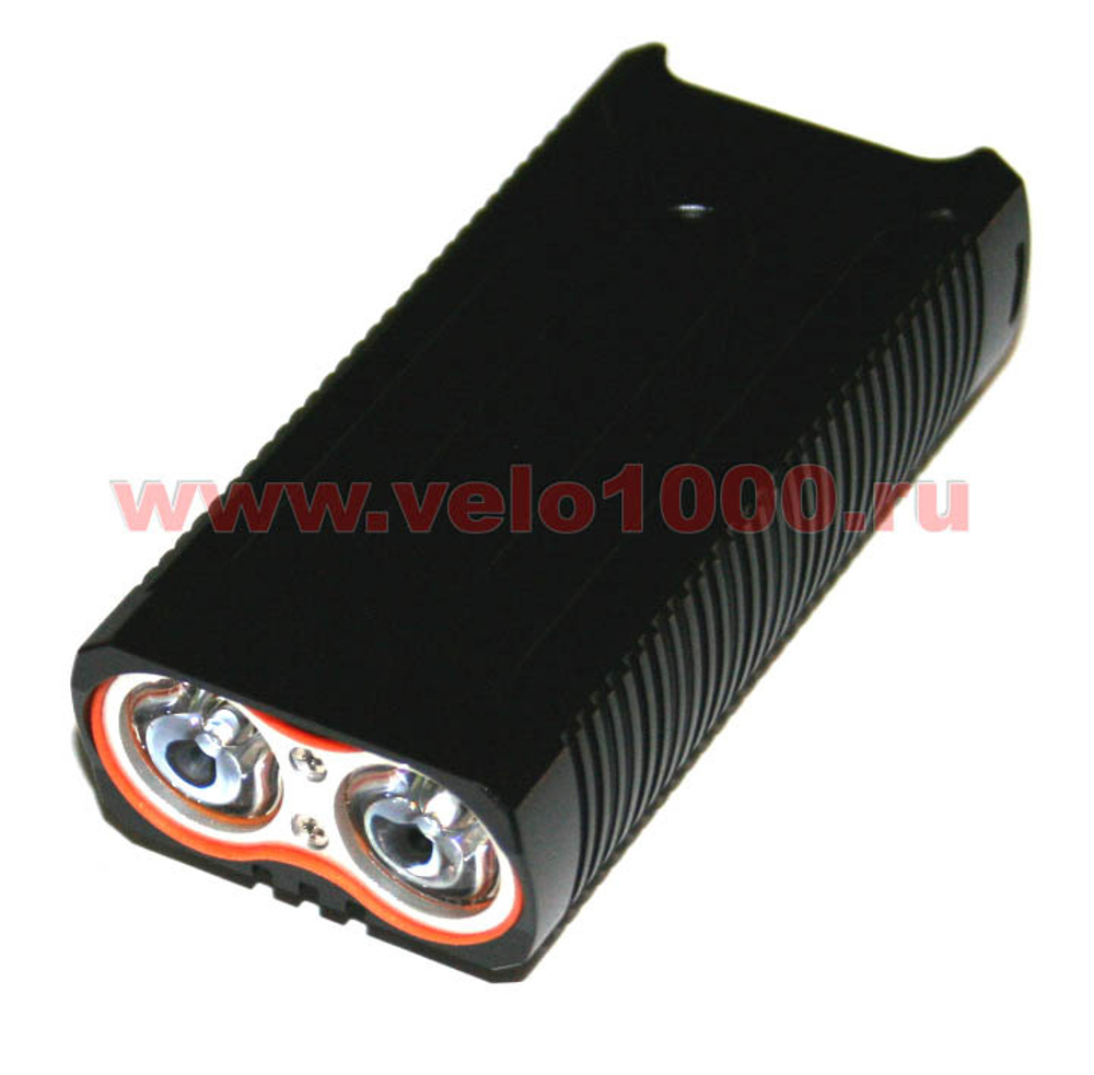 Фара передняя с 2 линзами, 1000 Lm, 4 режима, USB, аккум 5200mAh. Инд уп VLX-1598