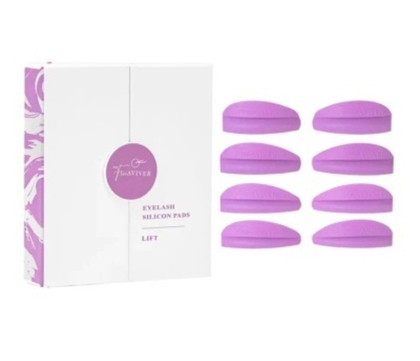 Набор силиконовых валиков глянец LIFT  (сиреневый) FreiAVIVER (4 пары)
