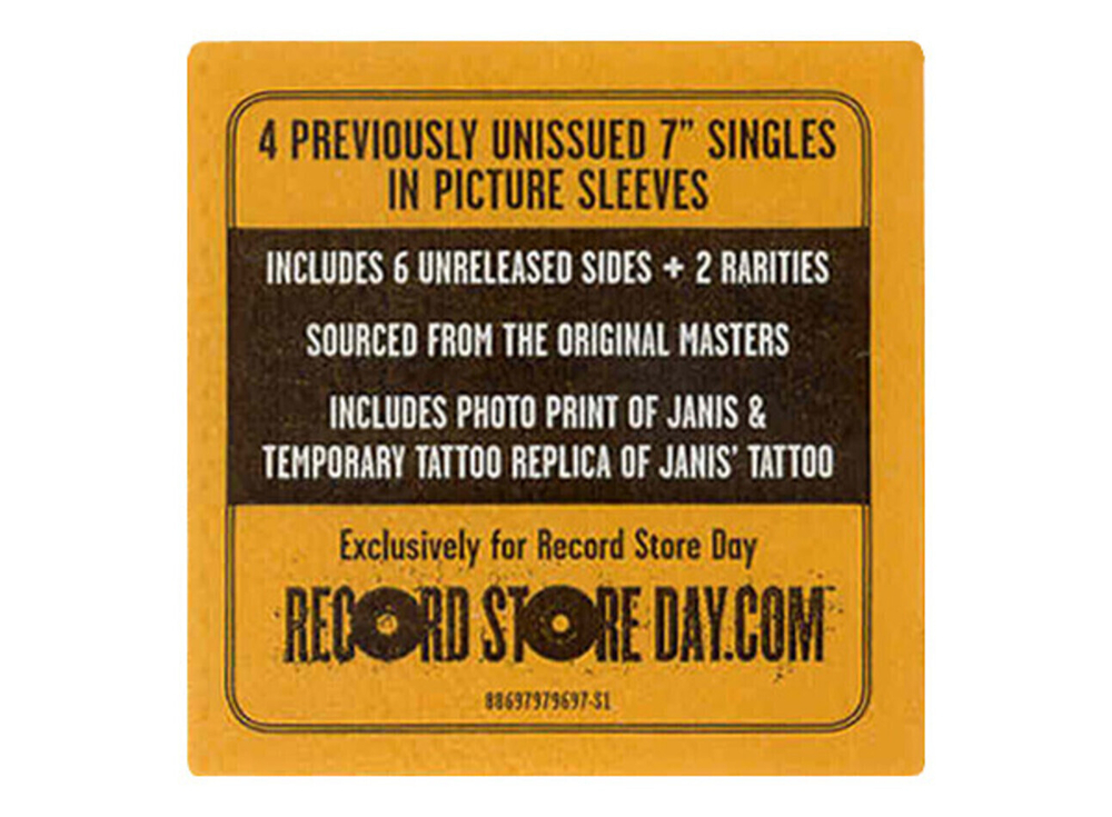 Janis Joplin / Move Over! (Limited Edition)(4х7"Vinyl Single)