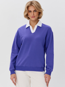 Джемпер с воротником поло