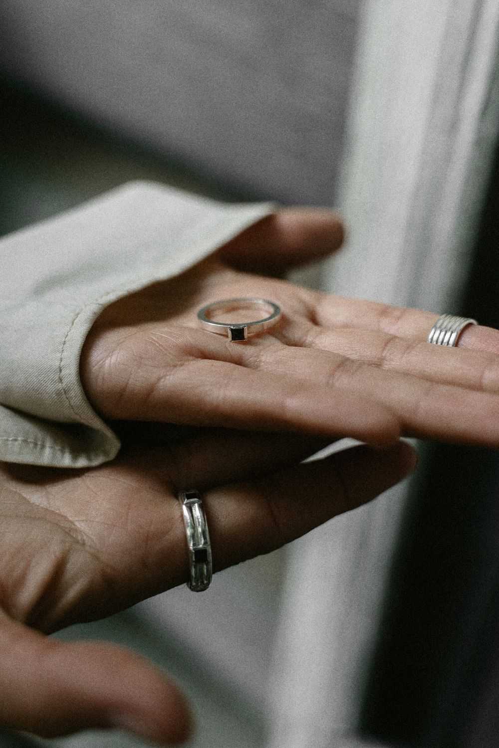 Кольцо Опора с раухтопазом