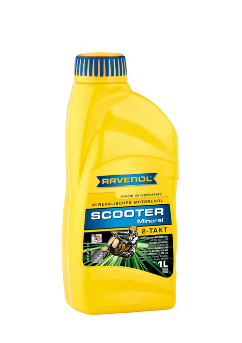Масло Ravenol Scooter 2-Takt Mineral минеральное 1л